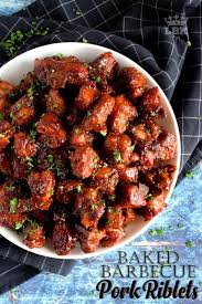 Place pork riblets in sprayed slow cooker. Baked Barbecue Pork Riblets Lord Byron S Kitchen