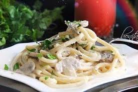 паста с курицей и грибами в сливочном соусе фото рецепт Spagetti S Gribami V Slivochnom Souse Griby V Slivochnom Souse Eda Recepty Pasty