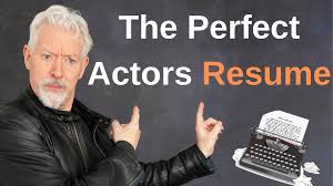 Then, simply follow the format. The Perfect Actors Resume 2020