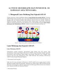Ketiga, menciptakan pertumbuhan ekonomi yang seimbang, dan pilar terakhir adalah integrasi ke. Latar Belakang Dan Sejarah Asean Trakhita Trona Academia Edu