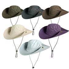 Buy Outdoor Cowboy Hats Cap Bucket Hat Sunshade Fisherman Sun Cap With Chin Strap For Women Men At Affordable Prices Free Shipping Real Reviews With Photos Joom