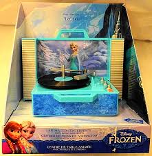 Twirls and swirls ballerina musical jewelry box. Disney Frozen Elsa Let It Go Animated Christmas Centerpiece With Music And Lights New In Box Goodnreadytogo