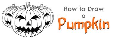That makes it look better and more realistic, but also slightly harder to. How To Draw A Pumpkin Step By Step Tutorial