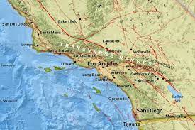 California Fault Lines Map Near Los Angeles Google Search California Northern California Earthquake