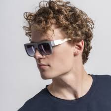 Prince Oliver Grey Wayfarer Sunglasses with Beige Arms "Santiago"  4653000208