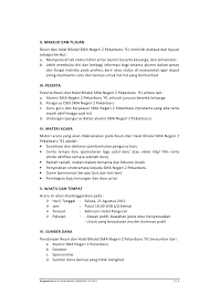 Pdf | proposal ini bertujuan untuk reuni akbar sekolah tinggi theologia jaffray. Proposal Reuni