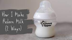 How I Make My Reborn Milk L 2 Ways To Make Fake Formula L Reborn Life Youtube