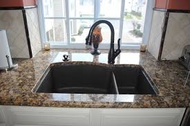 Kitchen faucets with pull down sprayer, farmhouse kitchen faucet oil rubbed bronze commercial modern high arc stainless steel single handle single hole for utility rv laundry sinks. Blanco Silgranite Sink Oil Rubbed Bronze Finish Faucet American Traditional Kitchen Other By Hatchett Design Remodel