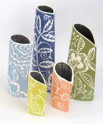 Clay Slab Vases Sgraffito We Have Done A Lot Of Sgraffito But Never As A Slab This Is Cool Clay Ceramics Pottery Handmade Pottery