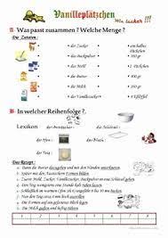 Rezept Schreiben Grundschule Google Suche Daf Arbeitsblatter Quiz Lernen