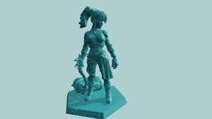Girlscout Wizard By M Mar Garcia 3d Model Model New Lara Croft