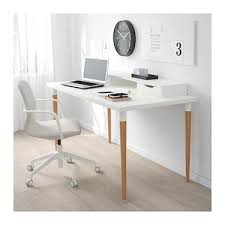 Linnmon Hilver White Bamboo Table 150x75 Cm Ikea Ikea Desk Slaapkamer Bureau Kantoor Aan Huis Bureau