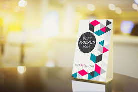 Download 160 Best Table Tent Mockup Templates Free Premium PSD Mockup Templates