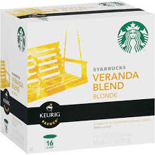 Genuine nespresso coffee machine capsules pods popular selections, blends. Starbucks Blonde Roast K Cup Coffee Pods Veranda Blend For Keurig Brewers 1 Box 16 Pods Walmart Com Veranda Blend Best Starbucks Coffee Starbucks