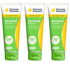 Here's why sunscreen causes cancer (not the sun). Amazon Com Cancer Council Sensitive Sunscreen Lotion Spf50 With Aloe Vera And Vitamin E For Sensitive Skin 110 Ml X 3 Beauty