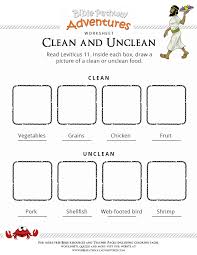 Clean And Unclean Bible Lessons For Kids Bible Study For Kids Bible For Kids