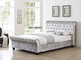 Eine anfahrtsbeschreibung finden sie hier. Ukbed Hersteller Chesterfield Schlitten Stil Silber Gepolsterten Gecrushter Samt Diamanten Betten Frames 5 Ft King Size Samtmobel