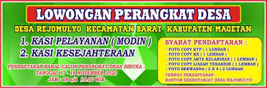 Maybe you would like to learn more about one of these? Pengumuman Pendaftaran Perangkat Desa Rejomulyo