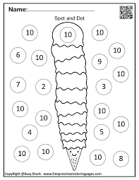 Do a dot free printables summer dabbing activities are so fun for young kiddos, especially when it is colorful and include a challenging twist like these roll and dab sheets. Set Of Ice Cream Dot Markers Summer Counting Activity
