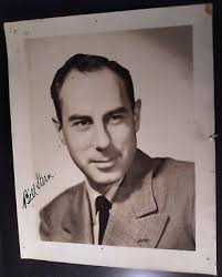 RARE BILL STERN AUTOGRAPH SIGNED PHOTOGRAPH Sportscaster 1st Baseball  Telecast.