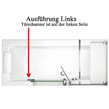 2 in 1 | duschen und baden. Badewanne Mit Tur 180x80 Cm Hostyle Seniorenwanne