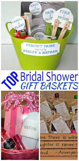 It is packed with friends and memories, and the art basket can also be decked with small picture frames for an end table, and it can also include a variety of refrigerator art, such as. Bridal Shower Gift Basket Ideas Find Cool Unique And Amazing Ideas To Fill A Gi Bridal Shower Gift Baskets Unique Bridal Shower Gifts Diy Bridal Shower Gifts