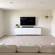 Wall mounted tv cabinet ikea. Ikea Hack The Easiest Floating Tv Console Free And Unfettered