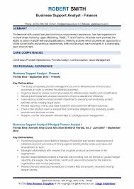 Financial analyst, corporate finance ( business services) new. Business Support Analyst Resume Samples Qwikresume
