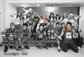 Keduanya dikonfirmasi berpacaran pada juni 2014. Exo Baekhyun Taeyeon Moonlight Picture Imgur