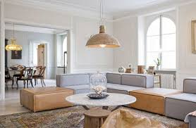 As shown, light grey felt. Boconcept Grey Fabric Carmo Sofa Sofa Sofa Fresh Living Room Bright Living Room Living Room Interior