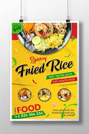Poster untuk layanan masyarakat lain juga dapat anda. Spicy Fried Rice Food Poster Psd Free Download Pikbest