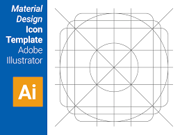Design app icons with this bright, bold template set. Material Design Icon Template Uplabs