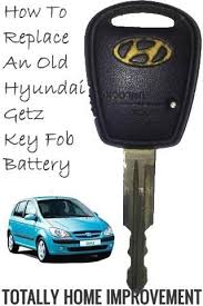 Diy Hyundai Getz Key Fob Battery Replacement Hyundai Key Battery