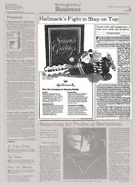 Perfect the process of gathering supplies and making cards. Hallmark S Fight To Stay On Top The New York Times