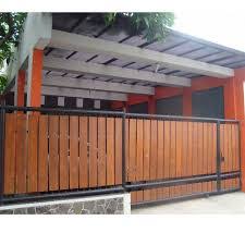 Banyak orang memilih model pagar beri rumah minimalis untuk dijadikan sebagai pagar rumah yang menarik. 10 Gambar Pagar Besi Minimalis Kombinasi Woodplank Bengkel Las Ciamis