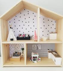 Resultado De Imagen Para Wood Dollhouse Diy Black And White Simple Decoration Ikea Dollhouse Doll House Barbie House
