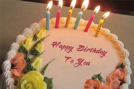 Moving clip art picture of a slice of birthday cake with little feet walking along with three lit candles. Happy Birthday Cake Gifs With Name Edit