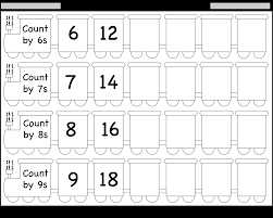 Skip Counting By 6 7 8 And 9 Worksheet Free Printable