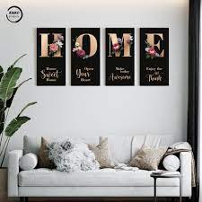 Interior warna cat dinding ruang tamu klasik minimalis via kreasirumah.net. Pajangan Walldecor Hiasan Shabby Chic Dekorasi Dinding Ruang Tamu Tulisan Home Sweet Home 1 Set Shopee Indonesia