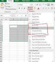 The tutorial shows how to border cells in excel by using the predefined options and how to create your custom cell border style. How To Apply Borders In Excel