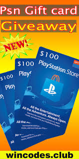 Finding these codes at discounted or even free rates makes playing even sweeter. Playstation Store 100 Gift Card Gift Card Giveaway Free Psn Codes Store Gift Cards