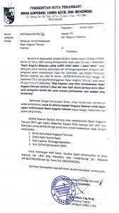 Diskop Pekanbaru Layangkan Surat Ke 1 070 Koperasi Laksanakan Rat