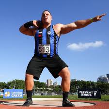 Darlan venceu a final do arremesso de peso com 20,46m de marca. Darlan Romani Vence O Peso Do Trofeu Brasil Loterias Caixa De Pela 10Âª Vez