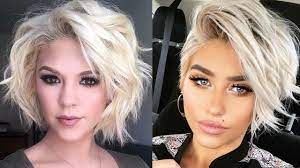 In this hairstyle, the curly hair is totally messed up at the top and a long spiral side bang is embracing the face lovingly. 11 Stunning Edgy Short Haircuts For Women Hair Tutorial 2019 Hair Beauty Youtube