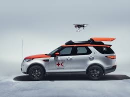 Land Rover Creates Discovery Rescue Vehicle Complete With A Drone On The Roof With Images