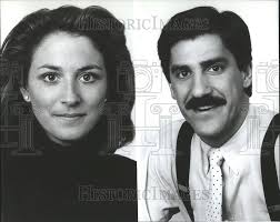 1987 Press Photo Jane Wallace John Ferrugia Entertainer West 57th Thea