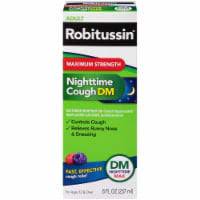 Despite the fact that maximum strength robitussin is typically more expensive than regular strength robitussin cough+chest congestion dm, . Robitussin Max Strength Blue Raspberry Nighttime Cough Dm Liquid 8 Fl Oz Kroger