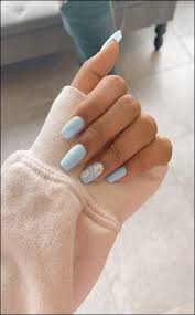 91 Simple Short Acrylic Summer Nails Designs For 2019 Page 13 Myblogika Com Short Acrylic Nails Designs Blue Acrylic Nails Best Acrylic Nails