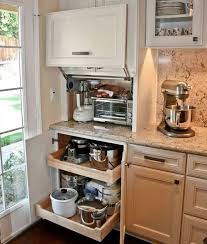 Creative Appliances Storage Ideas For Small Kitchens Small Kitchen Appliance Storage Kitchen Design Small Kitchen Renovation