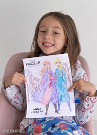 Elsa the snow queen is the deuteragonist of disney's 2013 animated feature film frozen and the protagonist of its 2019 sequel. Frozen 2 Coloring Pages April Golightly
